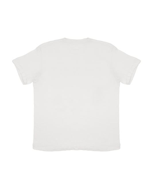 White t-shirt on a white background