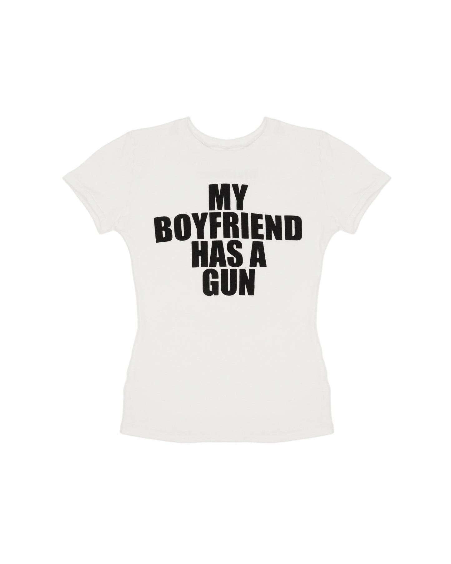 Boyfriend [WHITE] Baby Tee