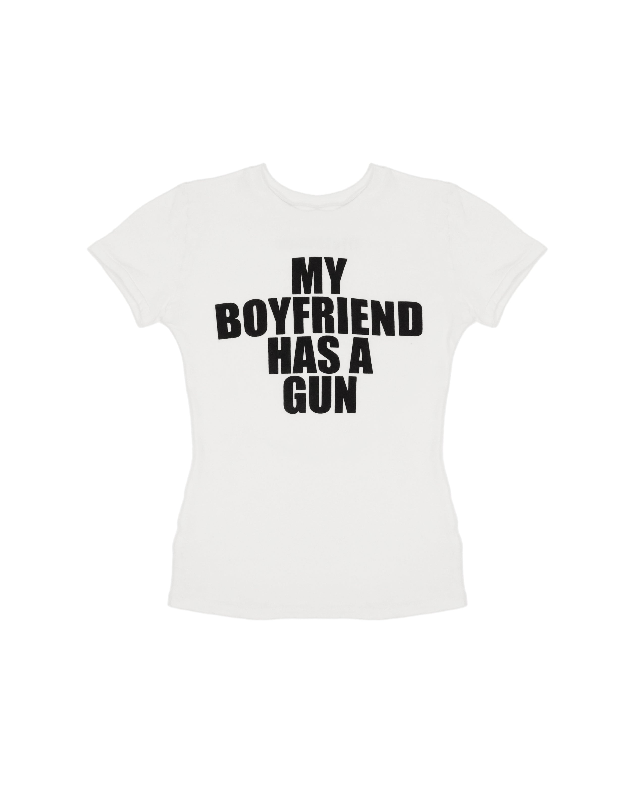 Boyfriend [WHITE] Baby Tee