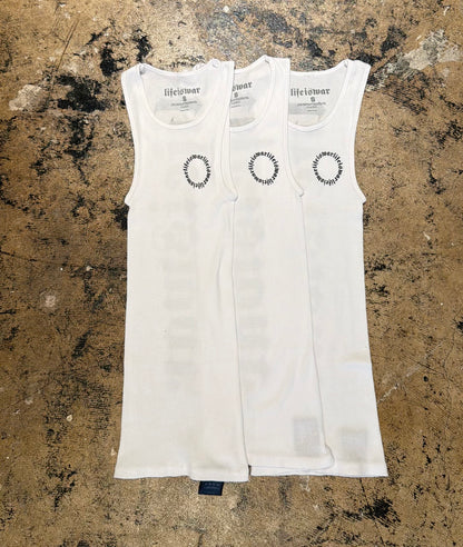 Circle LIW [WHITE] Tank [3 PACK]
