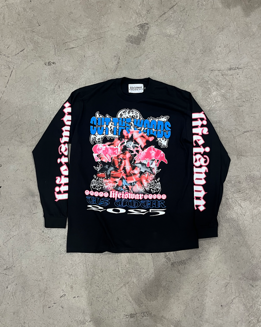 OTW: TOUR MERCH DESIGN 1 [BLACK] Long Sleeve