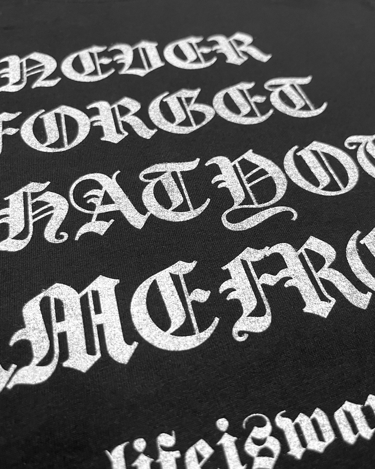 Never Forget [BLACK] T-shirt