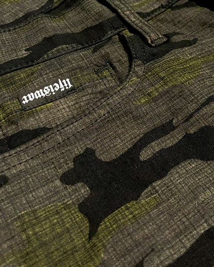 STRAIGHT EDGE CUT: Dyed Camo