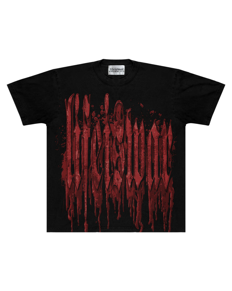 Elongated 13 LIW [BLACK/RED] T-shirt