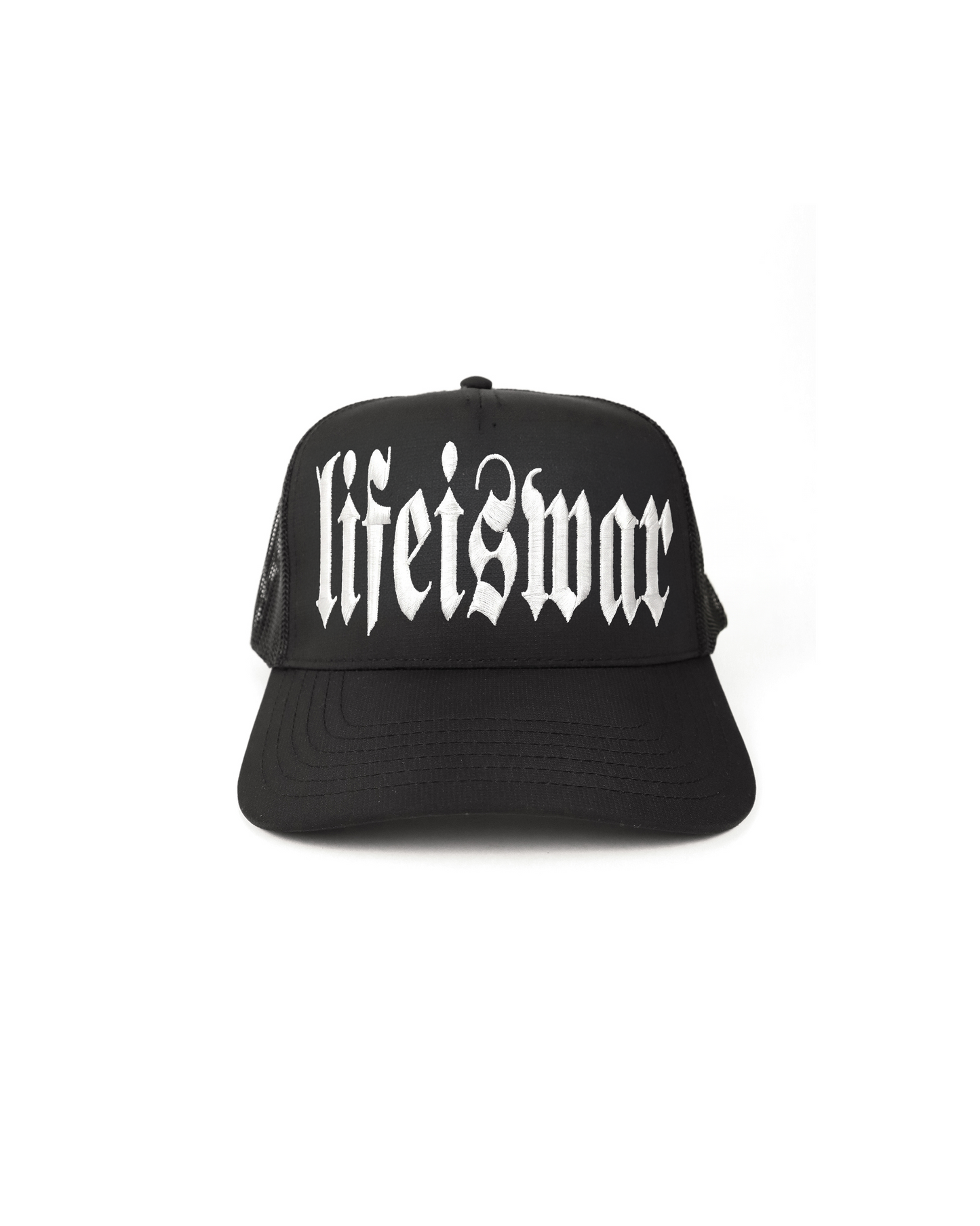 Elongated LIW [BLACK] Trucker Hat