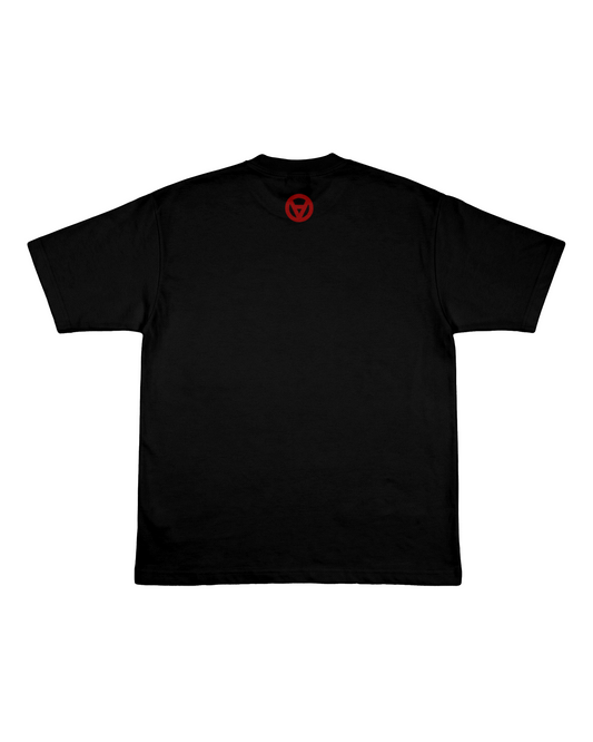 Elongated LIW Outlined [BLACK/RED] T-shirt