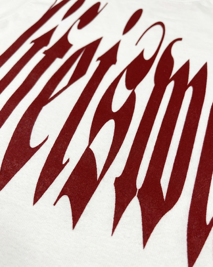Elongated LIW [WHITE/RED] T-shirt