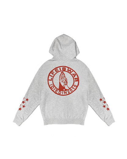 PTSD [GRAY] Zip Up Hoodie