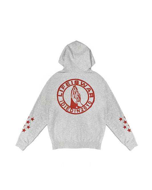 PTSD [GRAY] Zip Up Hoodie