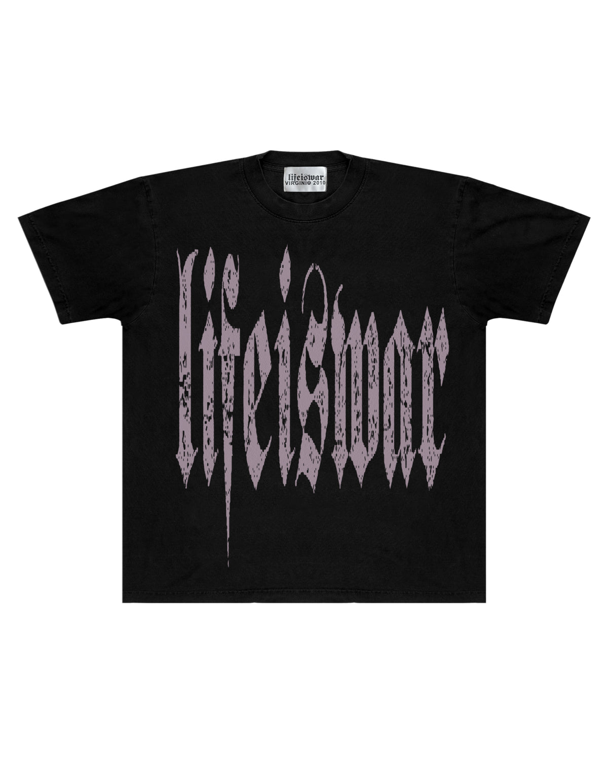 Elongated BMS LIW [BLACK/PURPLE] T-shirt