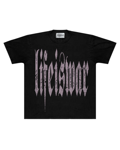 Elongated BMS LIW [BLACK/PURPLE] T-shirt
