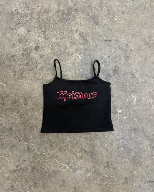 Lifeiswar [BLACK] Womens Tank
