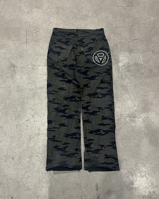 OTW: Camo [BLACK] Wide Leg Pant