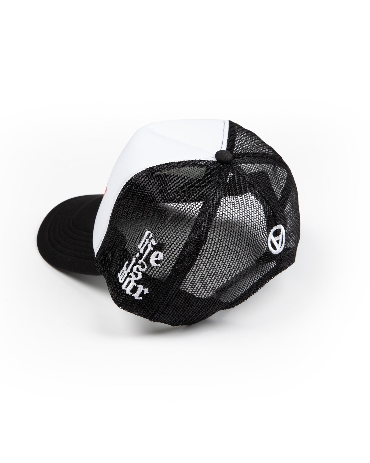 All American-A [BLACK/WHITE] Trucker Hat