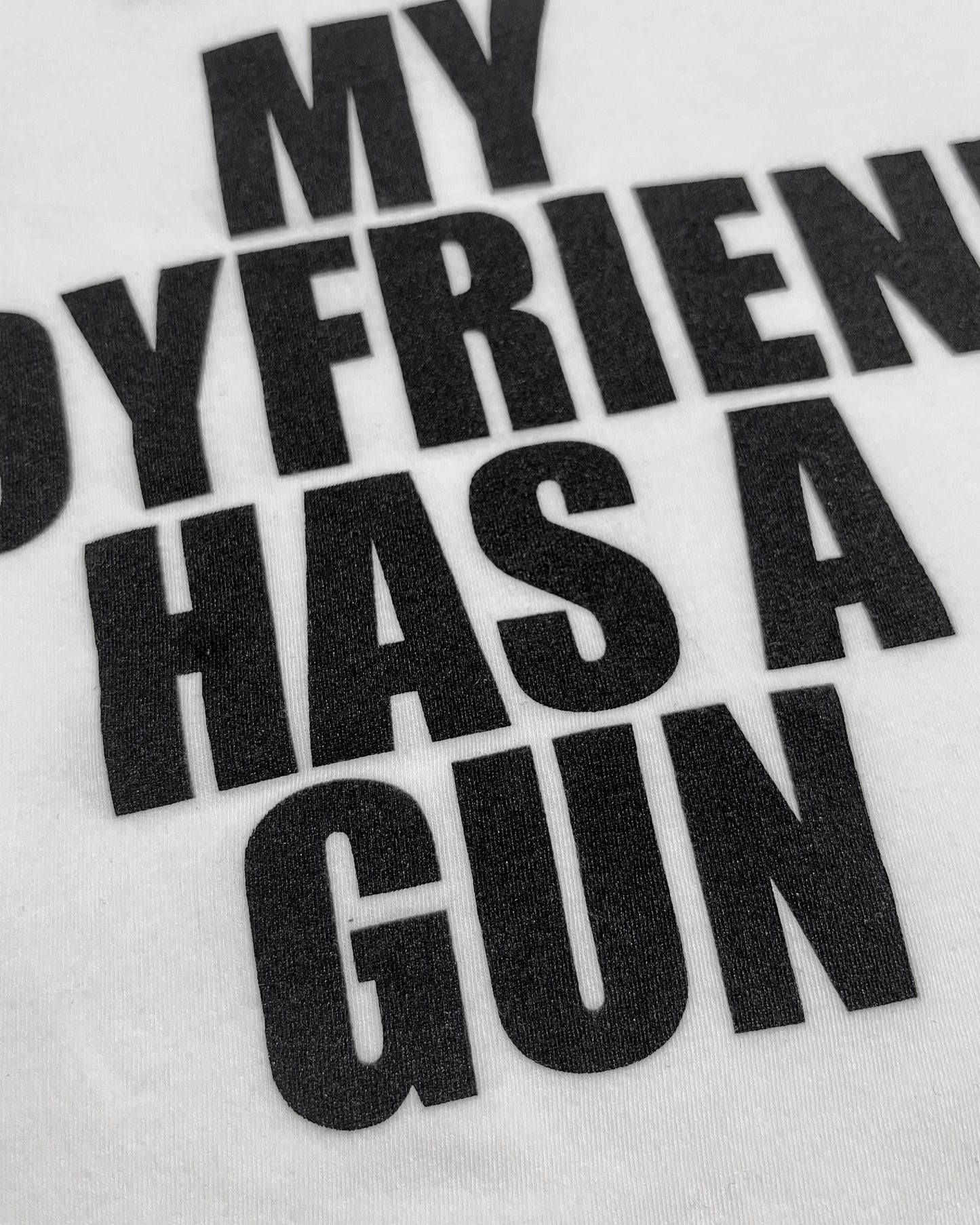 Boyfriend [WHITE] Baby Tee