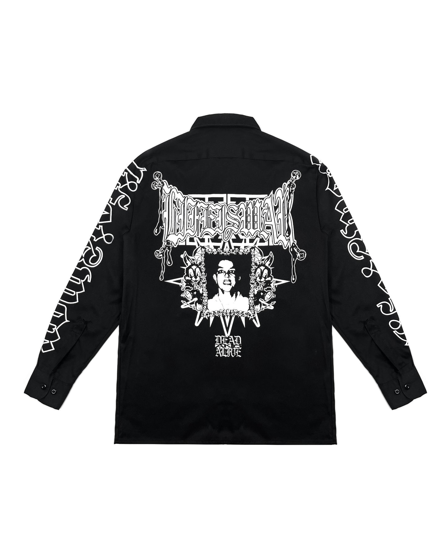 Maniac [BLACK] Button Up