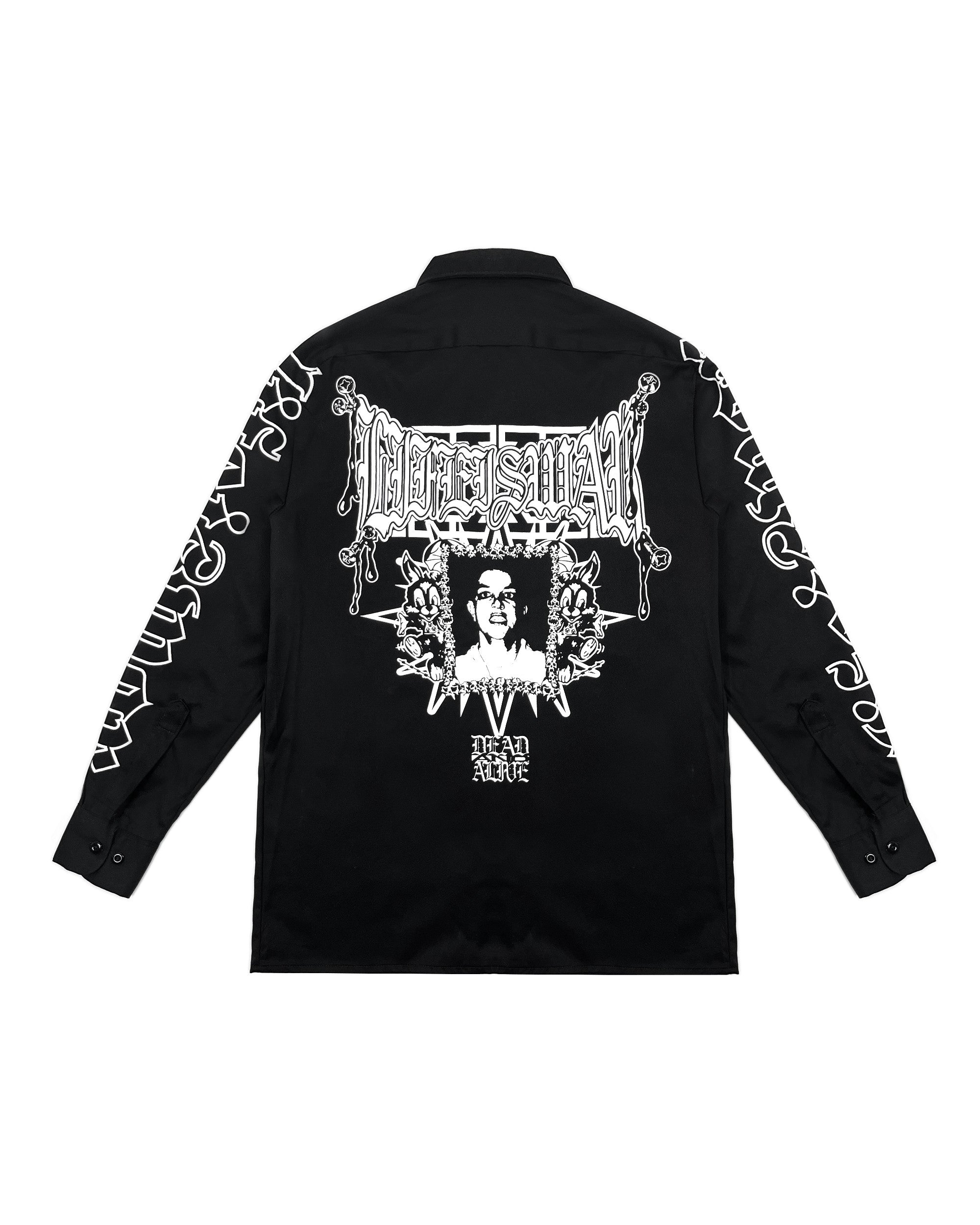 Maniac [BLACK] Button Up