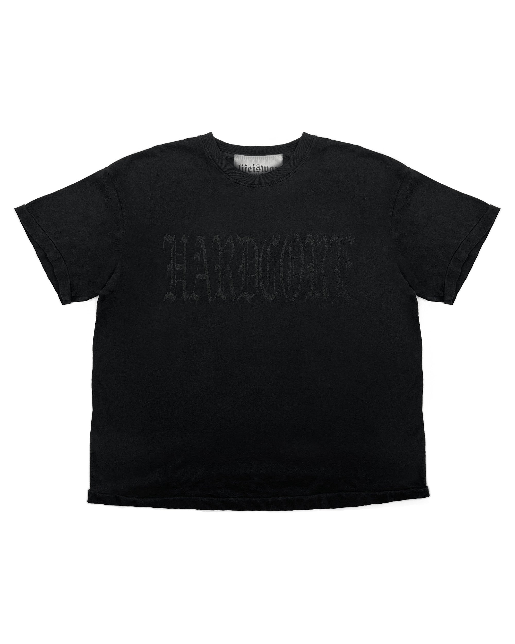 Hardcore [BLACK] Cropped Tee