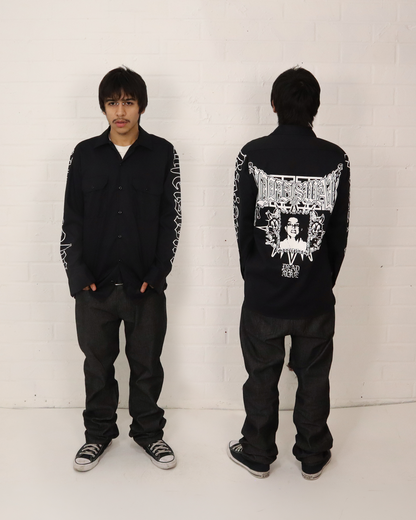 Maniac [BLACK] Button Up