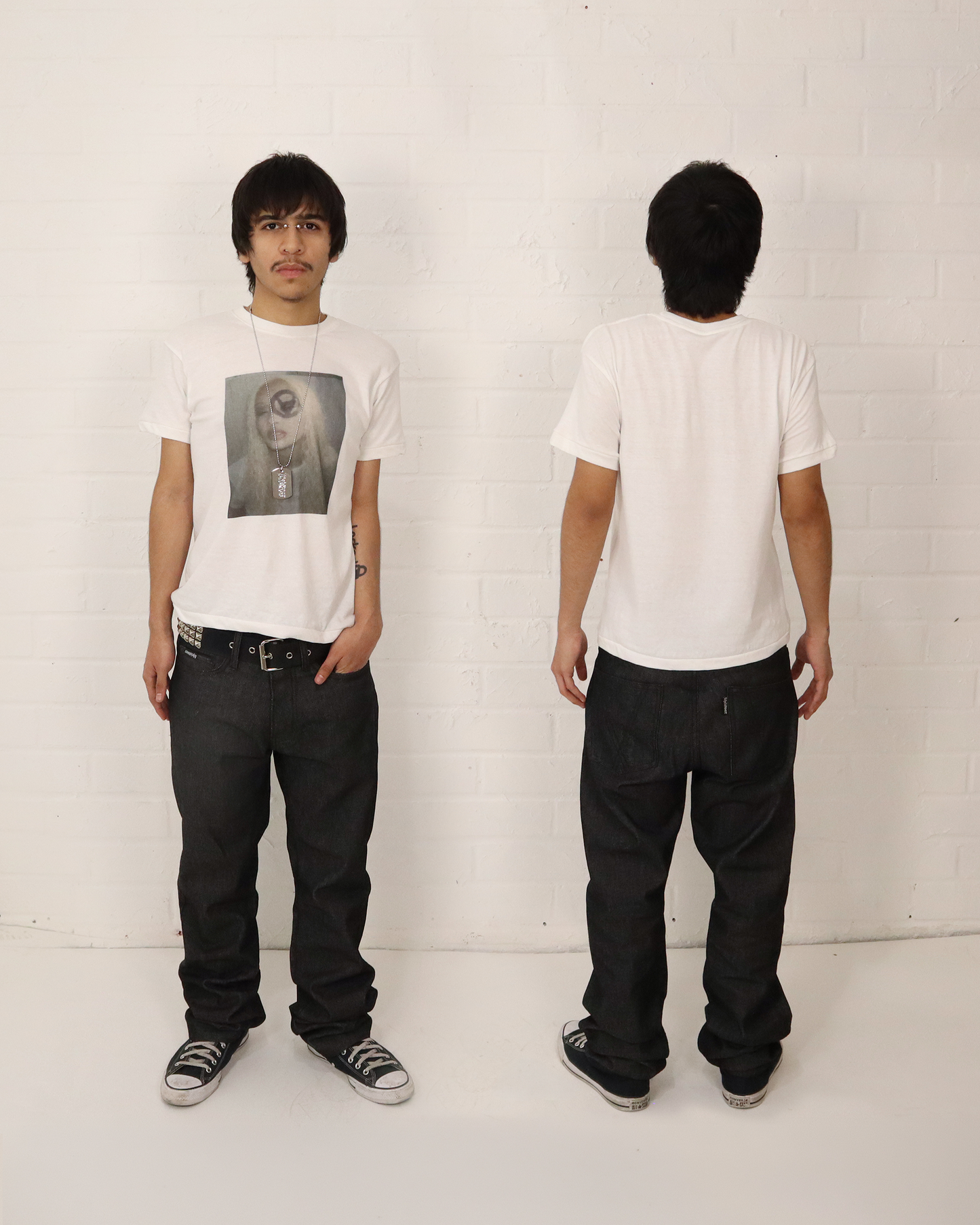 DYED [WHITE] Cropped Tee