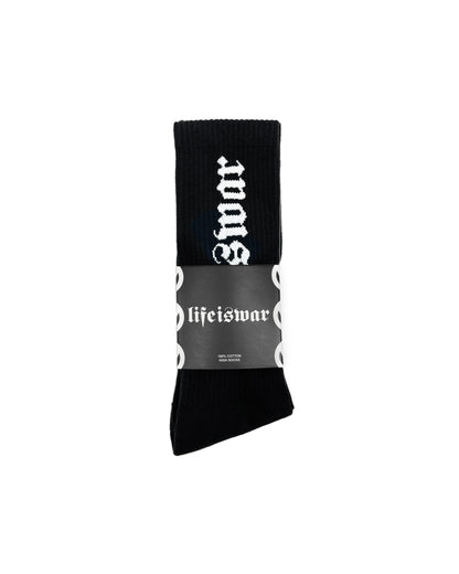 lifeiswar [BLACK] Socks