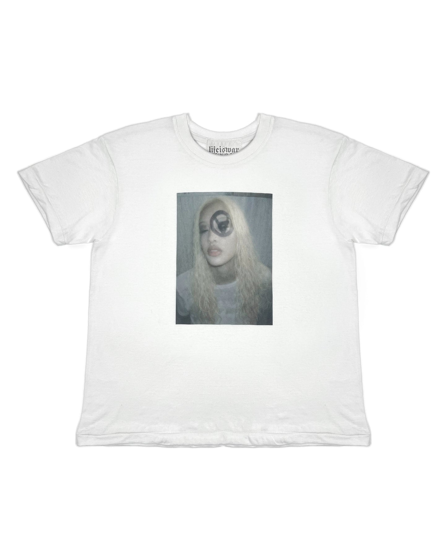 DYED [WHITE] Cropped Tee