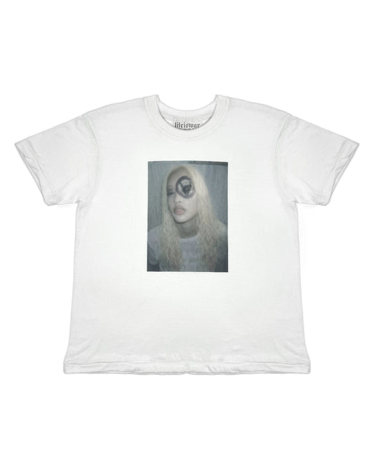 DYED [WHITE] Cropped Tee