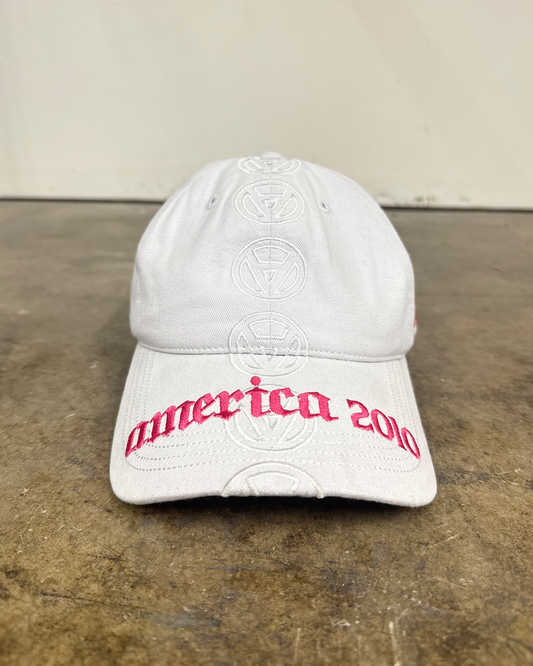 Mohawk hat: White & White [OTW25 - AMERICA]