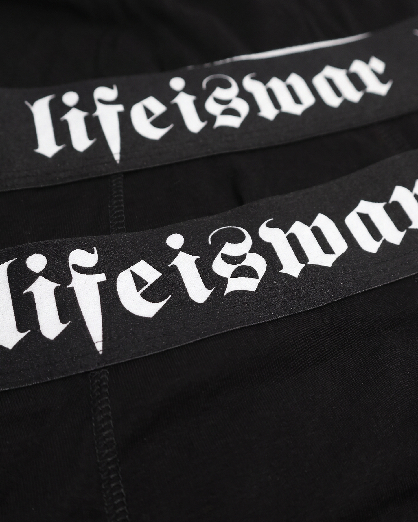 lifeiswar [BLACK] boxer briefs [3 PACK]