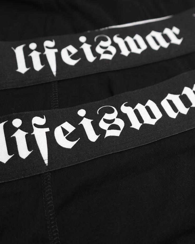 lifeiswar [BLACK] boxer briefs