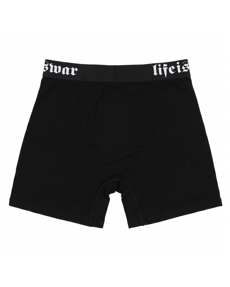 lifeiswar [BLACK] boxer briefs [3 PACK]