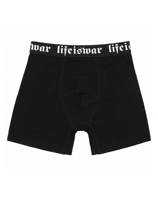 lifeiswar [BLACK] boxer briefs [3 PACK]