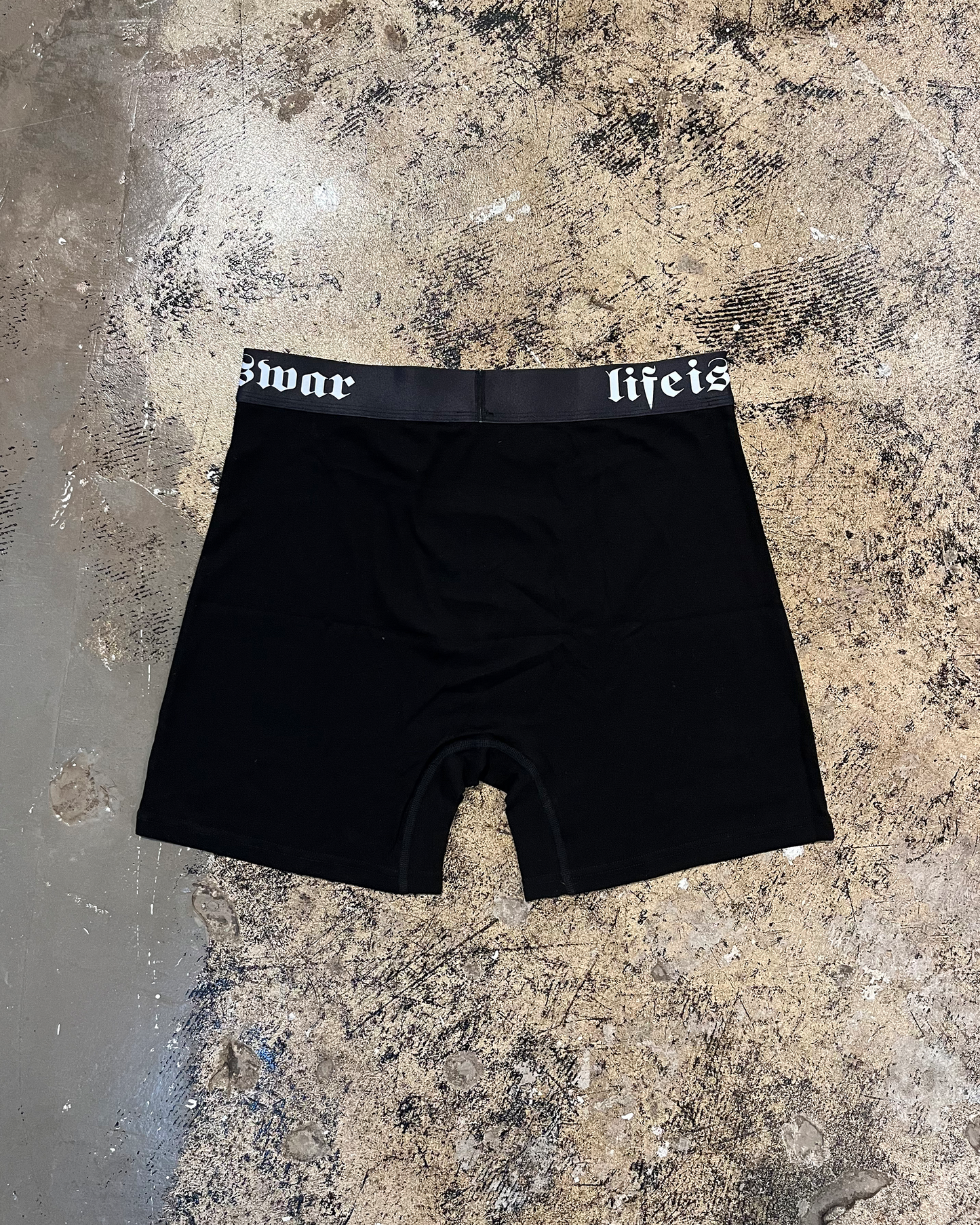 lifeiswar [BLACK] boxer briefs [3 PACK]