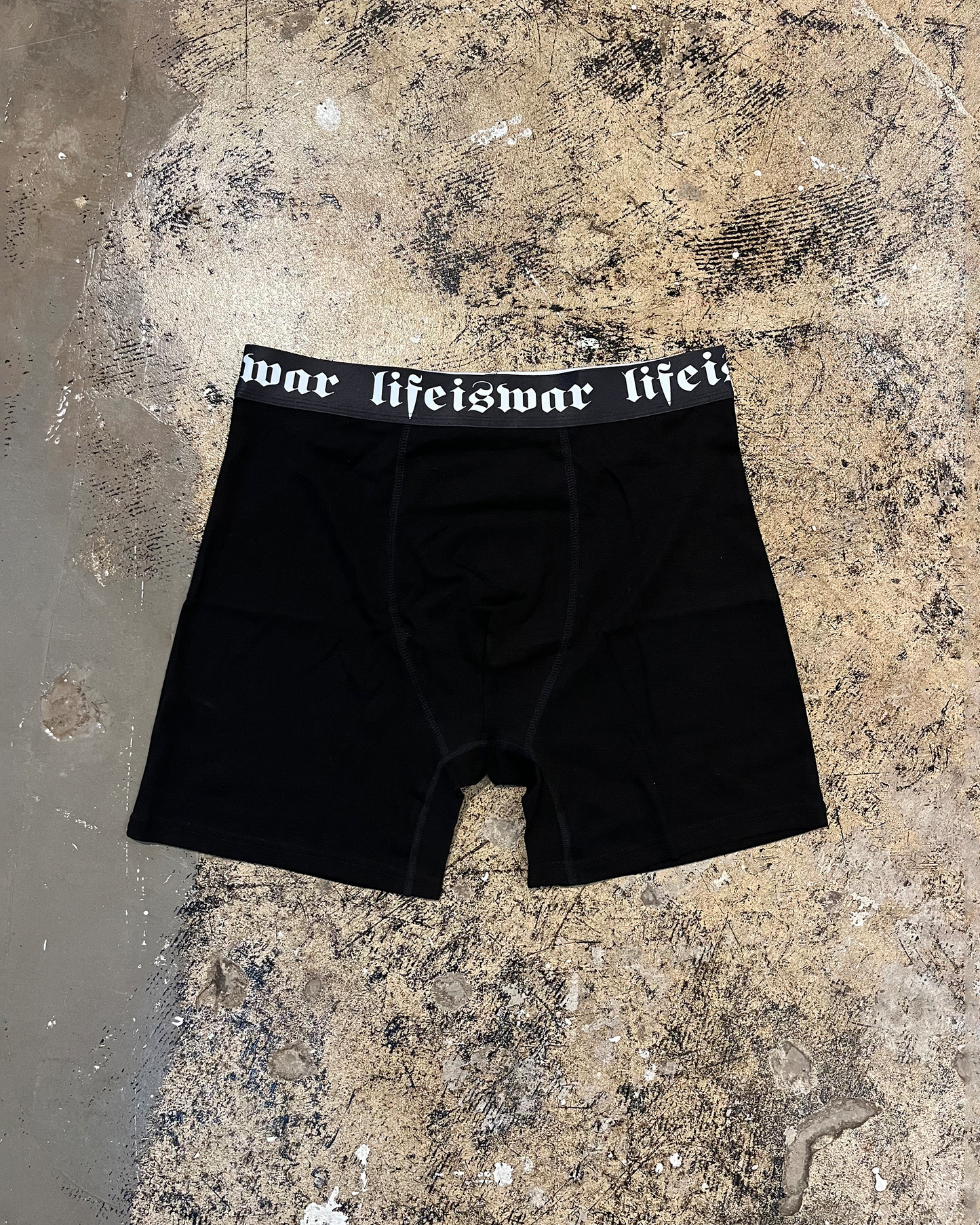 lifeiswar [BLACK] boxer briefs [3 PACK]